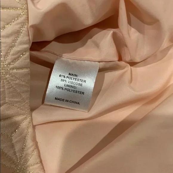 Wayne Cooper Peach Dress Size 10 - Picture 8 of 8